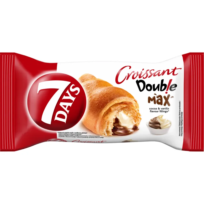 7Days Double Max Croissant kakao vanilka 80g