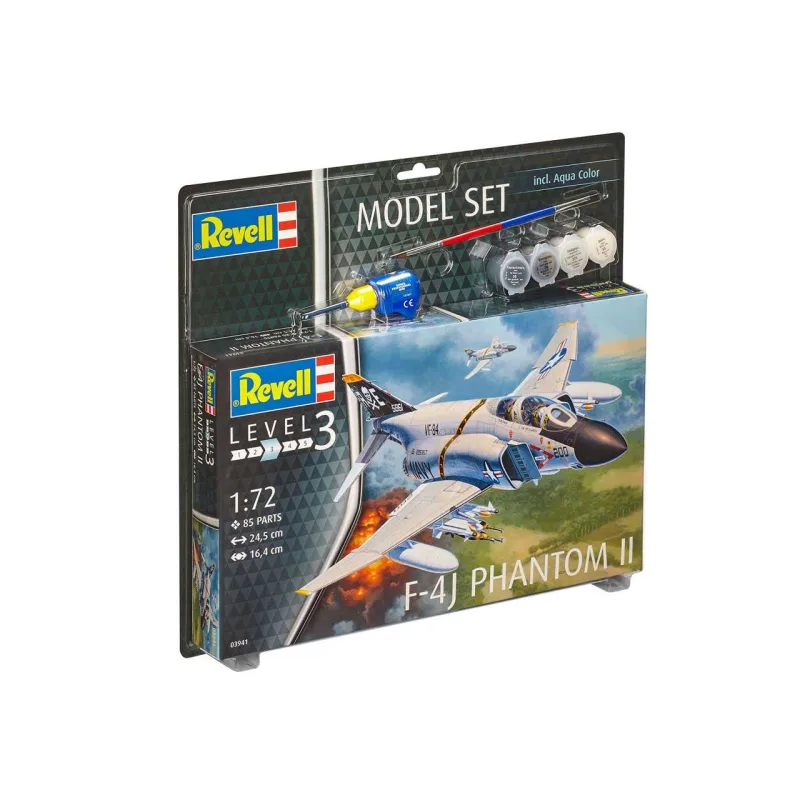 Revell ModelSet lietadlo 63941 - F-4J Phantom II (1:72)