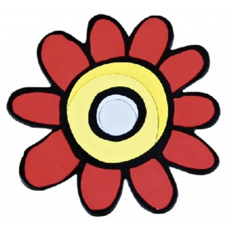 Bellatex kuchyňská podložka Astra červená, 10x10 cm