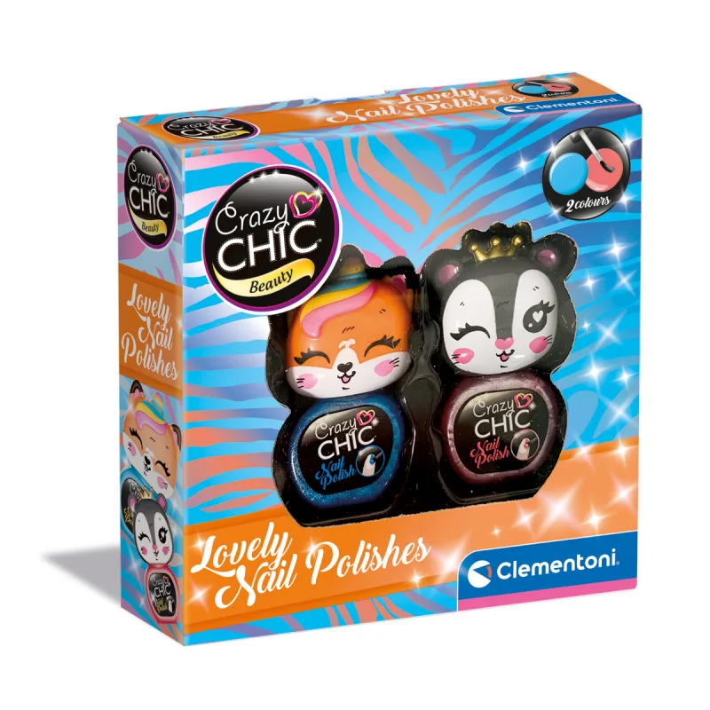 Clementoni Crazy CHIC - Lovelly Collection - Laky na nehty, set 2