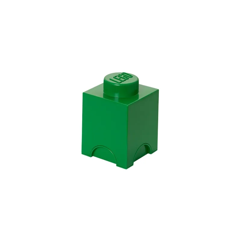 Smartlife LEGO úložný box 1 - tmavě zelená