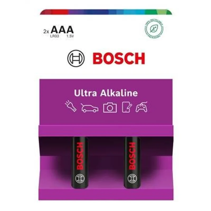 Bosch LR03UA2B/ 00 Ultra Alkaline (Blistr 2 ks) 444240,00