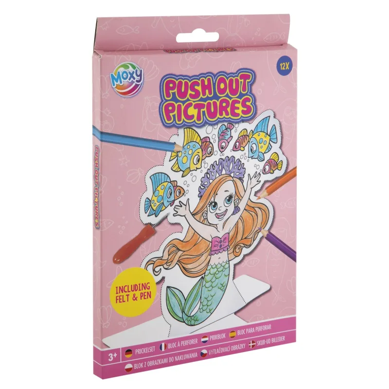 Rappa Vypichovacie obrázky 12 listov + pero + podložka