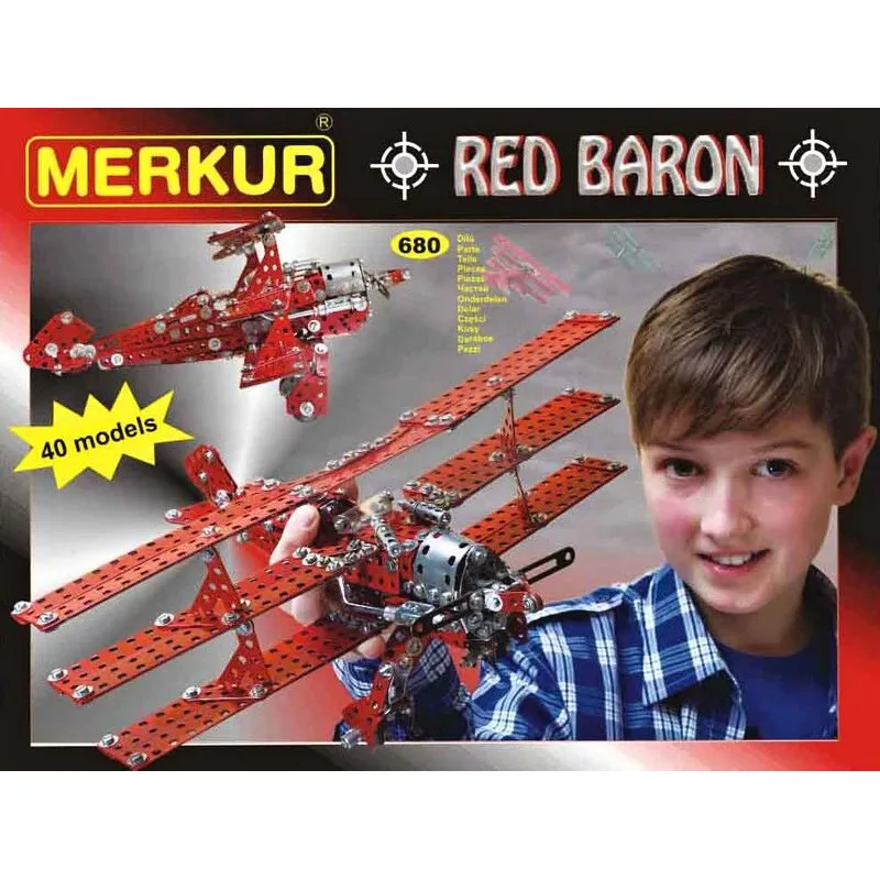 Merkur Red Baron, 680 dílů, 40 modelů