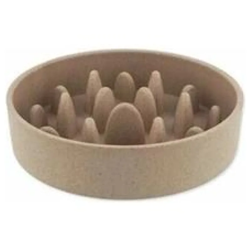 Miska Dog Fantasy proti hltání EcoStyle béžová 17cm /750ml