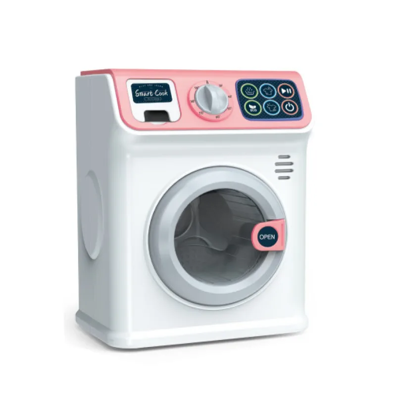 Alltoys Dětská pračka se zvukovými a světelné efekty, růžová