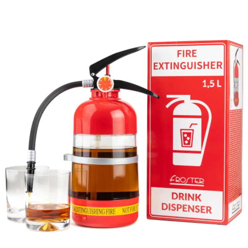 Šejkr, Hasicí přístroj na párty