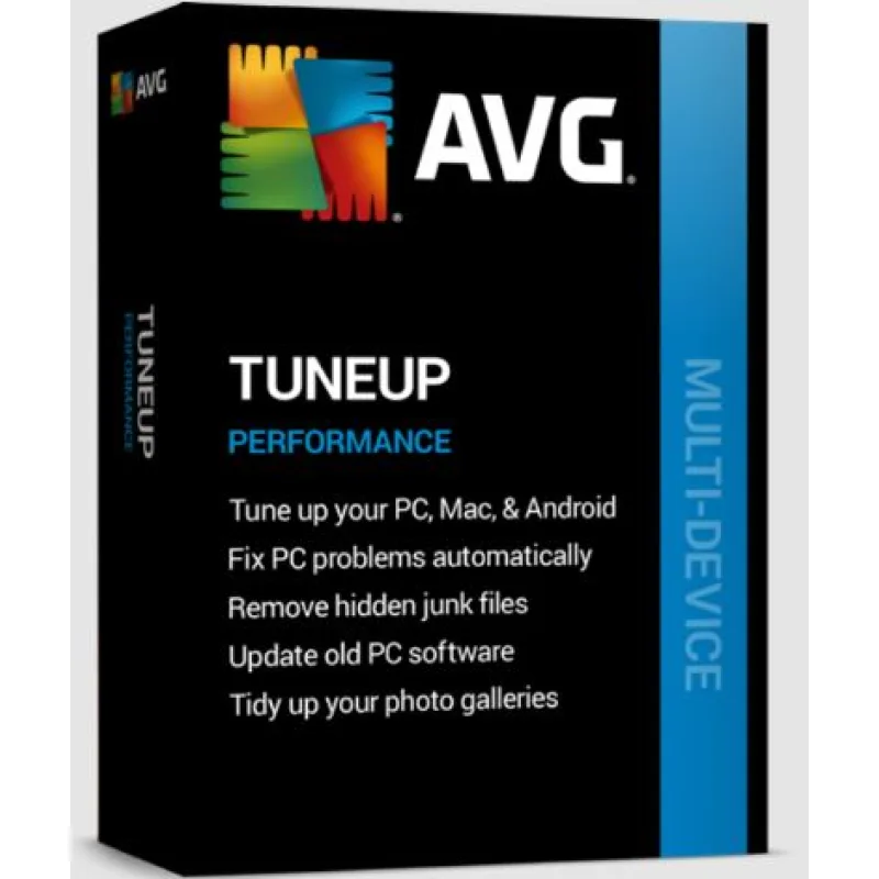AVG TuneUp MD až 10 zařízení 1 Year tud.10.12m