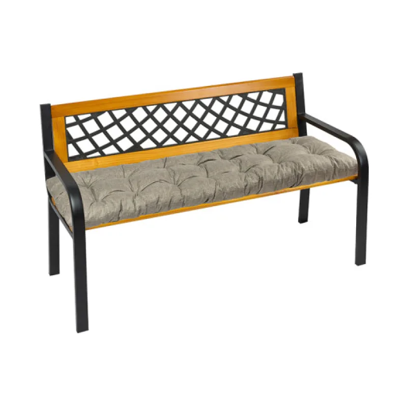 Bellatex Sedák na lavici prošívaný, Hnědá, šedá - 40x140cm