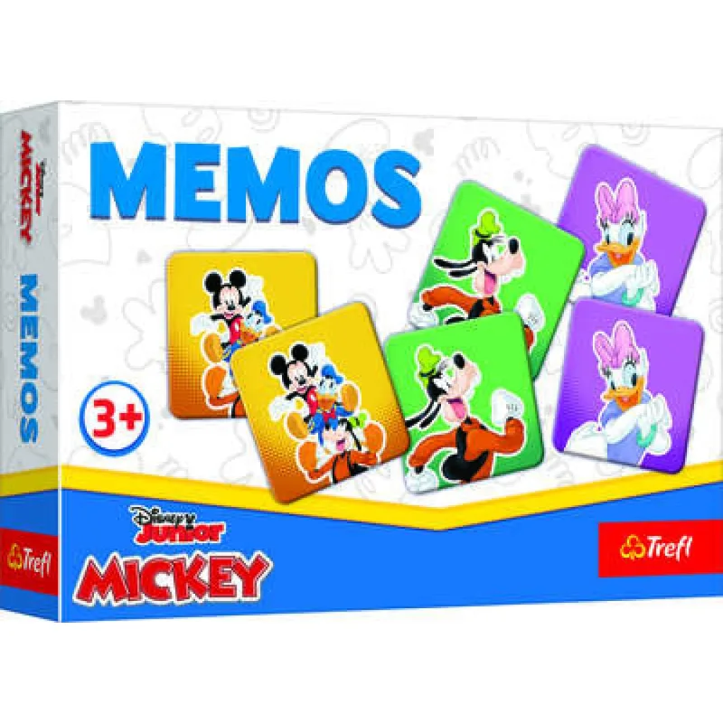 Trefl Pexeso mini Mickey Mouse společenská hra 30 kusů v krabici 21x14x4cm