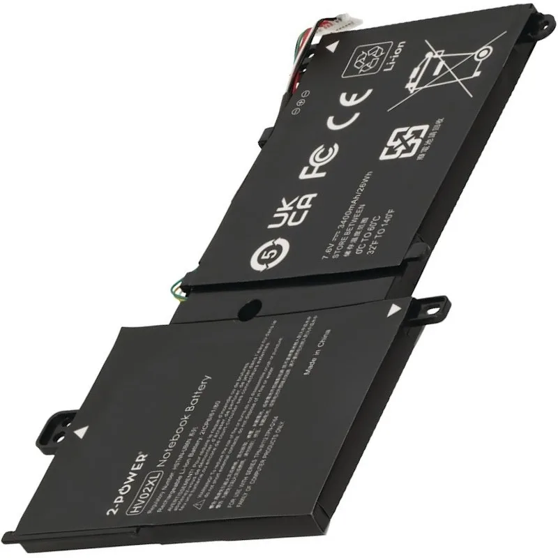 2-POWER Baterie 7,6V 3400mAh pro HP 11-f000 series, HP x360 310 G2 PC, HP Pavilion 11-k100 77052533
