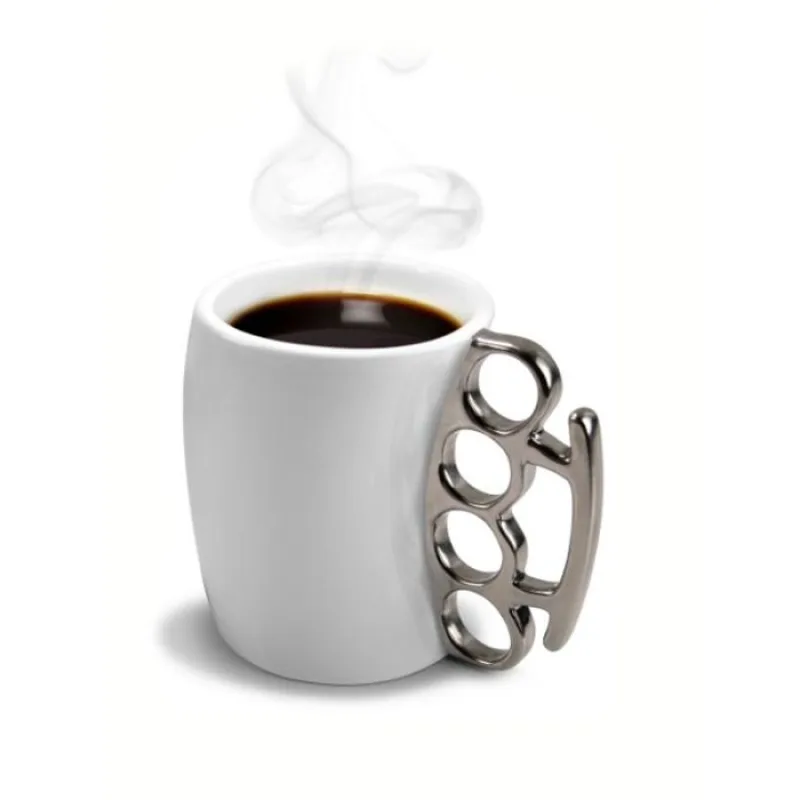 Gangsta drsný hrnek, Bílý