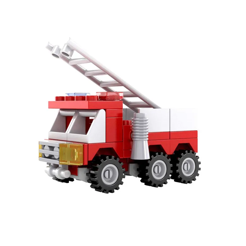 Rappa Kompatibilní stavebnice BLOXO hasiči auto 53 ks