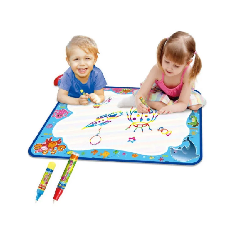 Kouzelné malování vodou na podložku, mořský svět, 74x49 cm