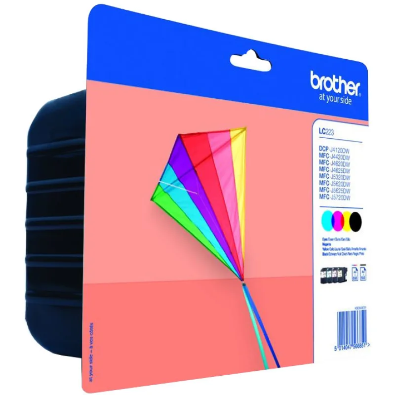 BROTHER LC-223VALBP (inkoust multipack Bk+CMY) LC223VALBP