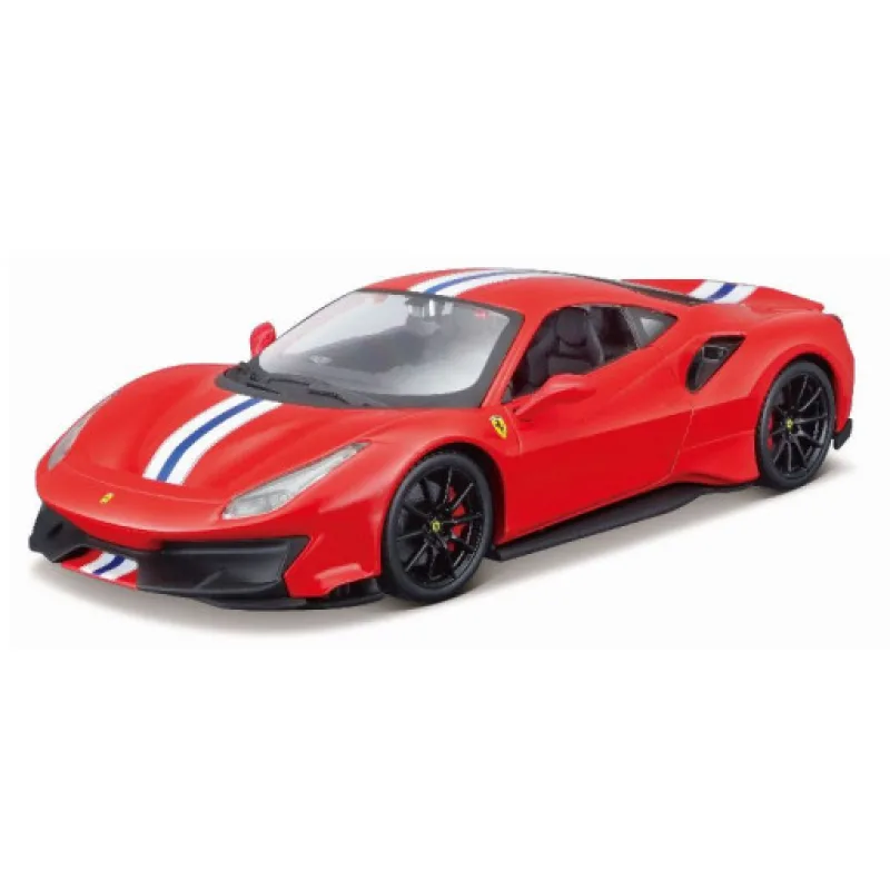 Maisto Stavebnice auta Ferrari 488 Pista Červené 1:24