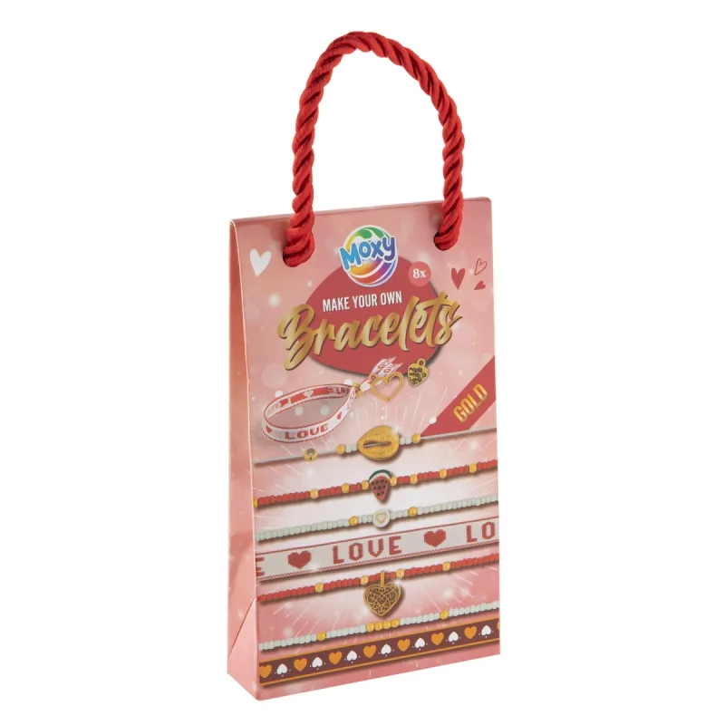 Rappa Kreativní set výroba náramků 8 kusů zlaté