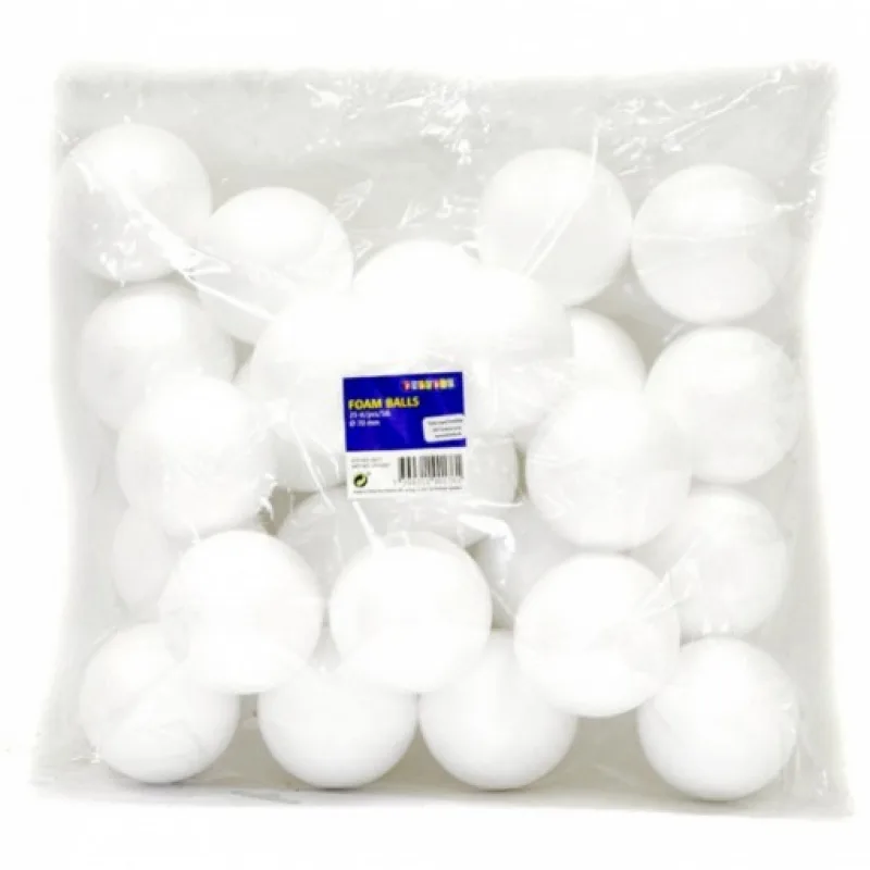 Playbox polystyrenové koule 5 cm, 25ks