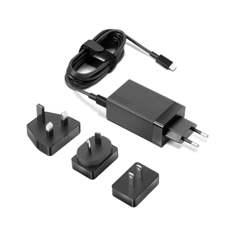 Lenovo 65W USB-C AC Travel Adapter (UK/US/AU/EU plugs) 40AW0065WW