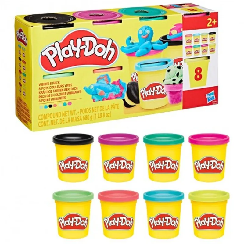 HASBRO - Play-Doh 8ks kelímků V2, assort