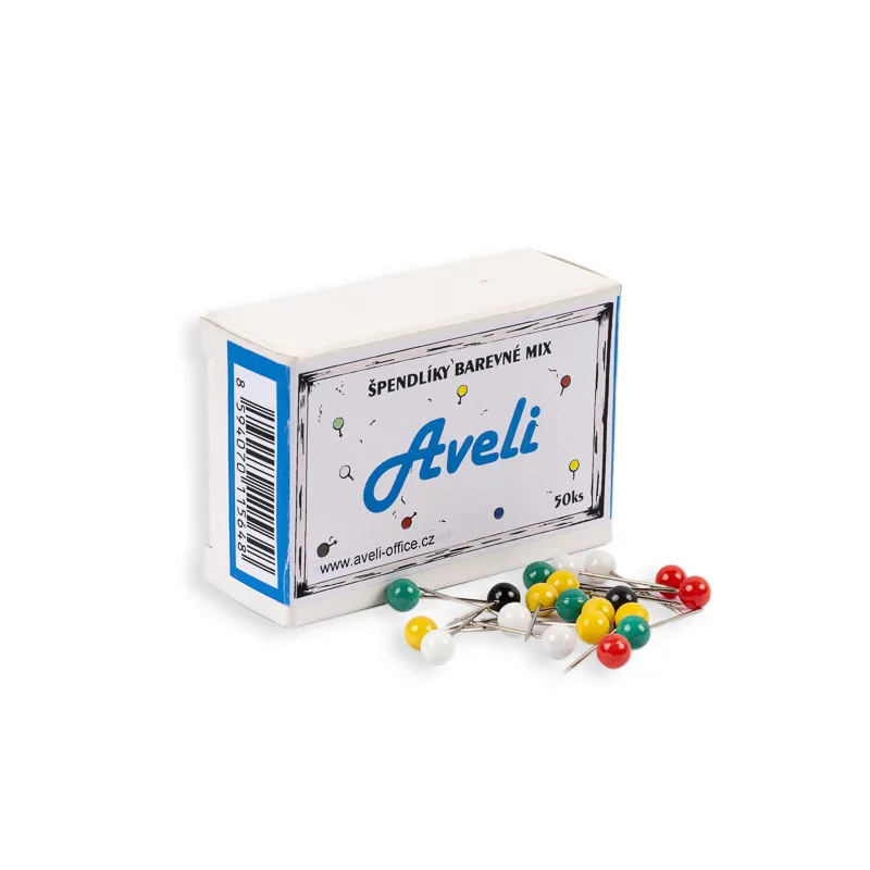 Špendlíky AVELI barevný mix XRT-00162