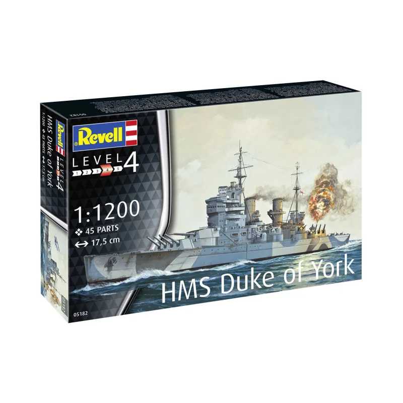Revell Plastic ModelKit loď 05182 - HMS Duke of York (1:1200)