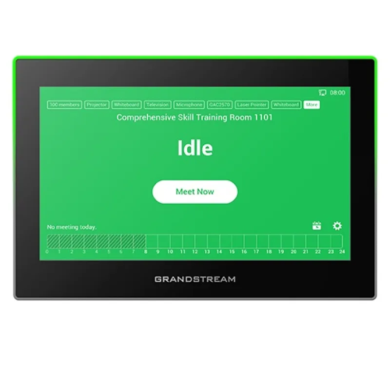 Grandstream GSC3575 SIP interkom a řídicí stanice, 7" dotyk.obrazovka, Wi-Fi 6, BT, 6 SIP účtů,černý GSC3575