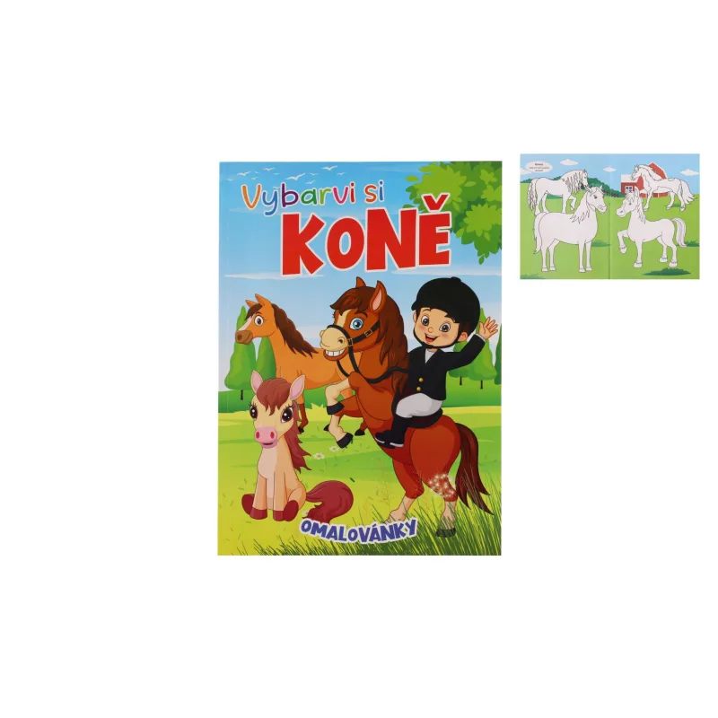 FONI Book Omaľovánky Vyfarbi si koňa 21x29cm