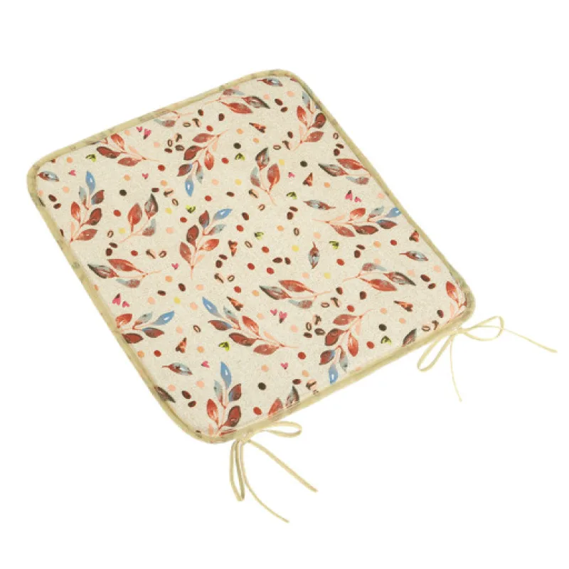 Bellatex Sedák BERTA hladký, Lísteček hnědá, béžová - 40x40 cm