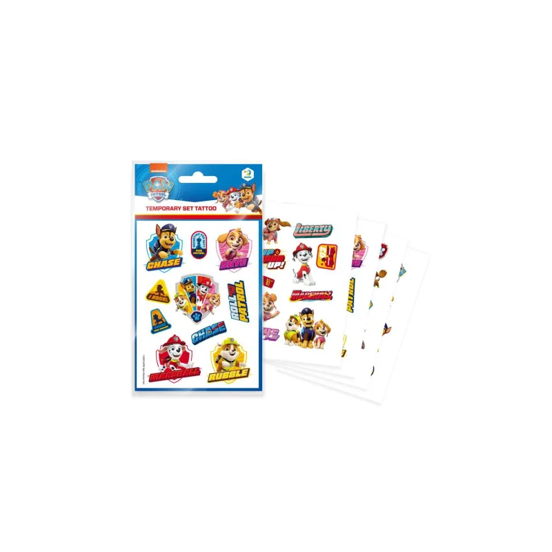 DODO Tetovanie Labková patrola/Paw Patrol 10,5x15cm 4 listy v sáčku