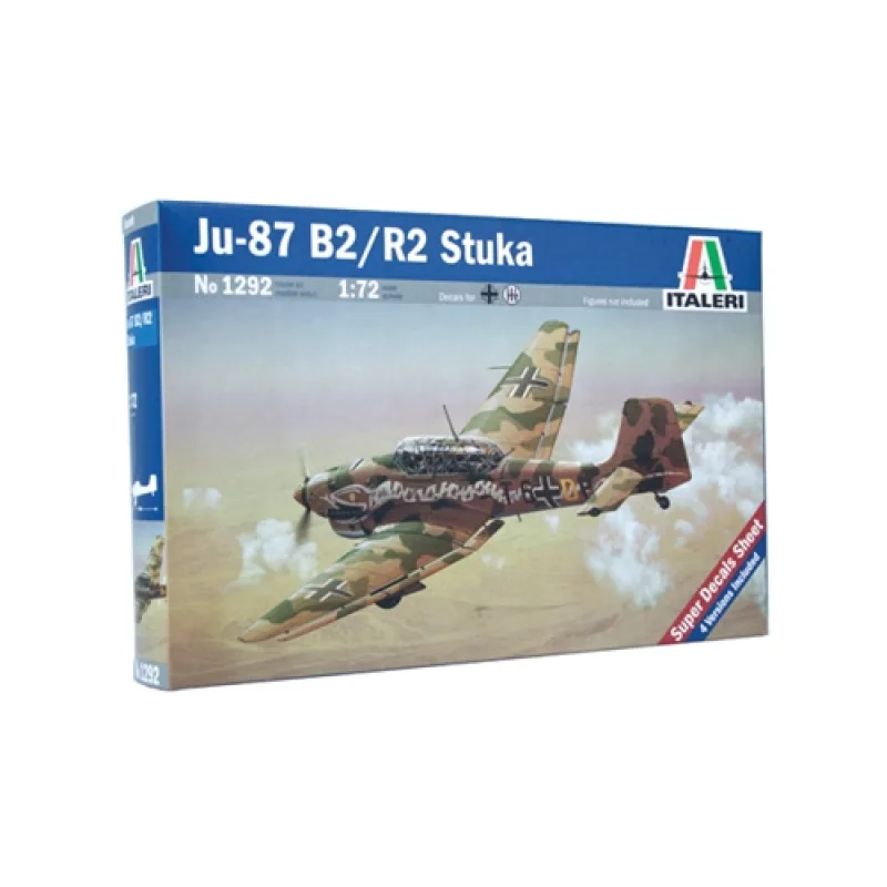 Italeri Model Kit lietadlo 1292 - JU-87 B-2/R-2 STUKA (1:72)