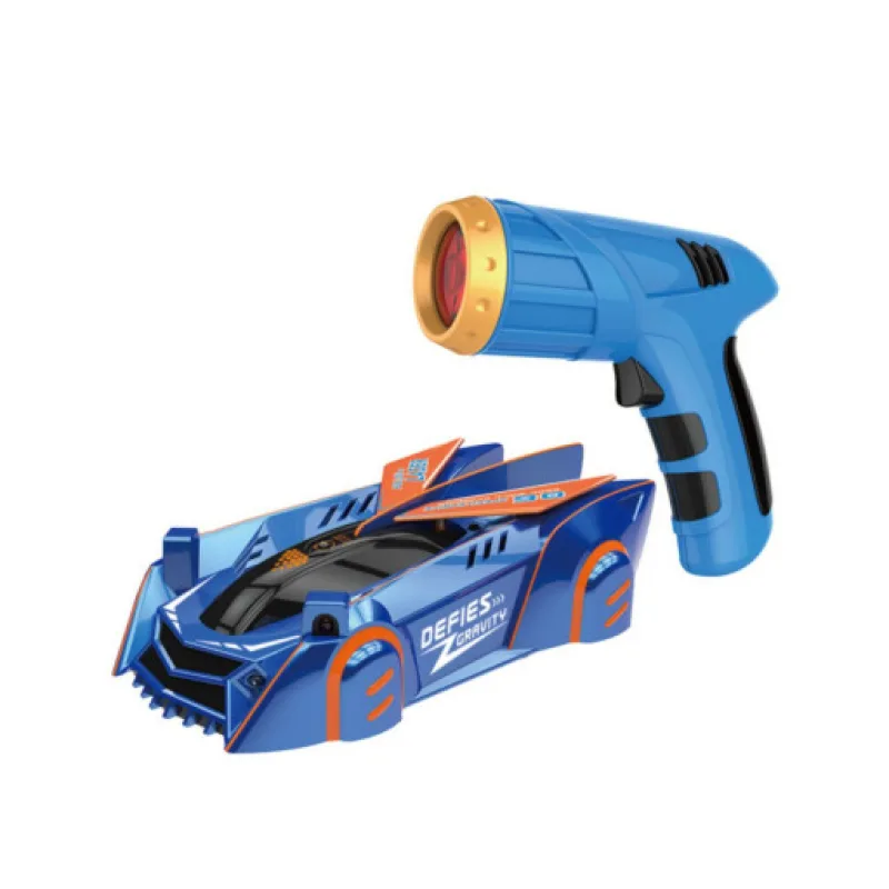 Antigravitační auto s laserem, modré, 15cm