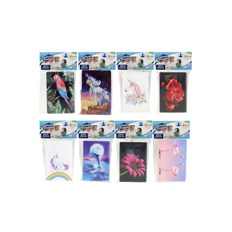 Teddies Diamantové maľovanie s doplnkami mix farieb v sáčku 13x22x2cm