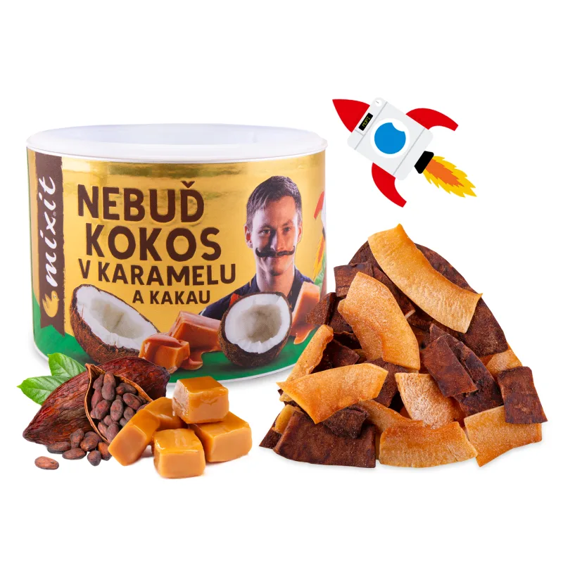 Mixit Nebuď kokos v karameli a kakau - 100g