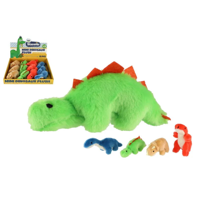 Teddies Zvieratko dinosaurus plyš 12-16cm 4 druhy