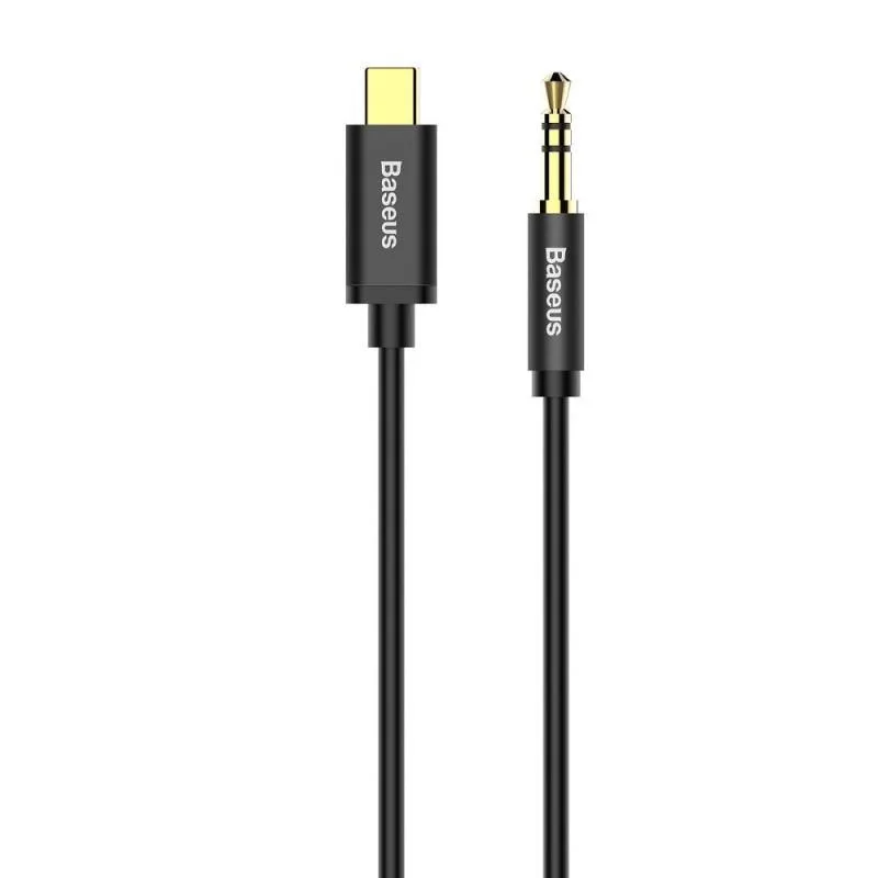 NONAME Baseus audio kabel Yiven z USB-C na Jack 3,5mm černý 6953156262553