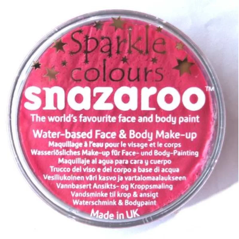 Snazaroo třpytivá barva na obličej 18ml. - Růžová