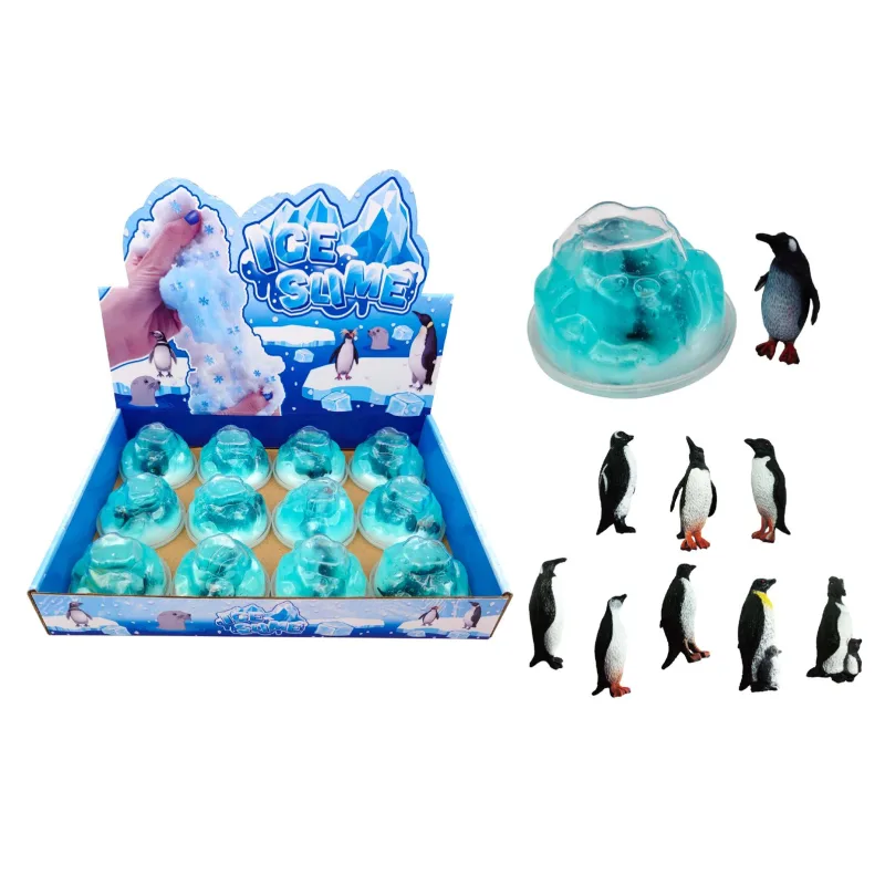 Teddies Sliz - hmota s tučniakom 7x4cm