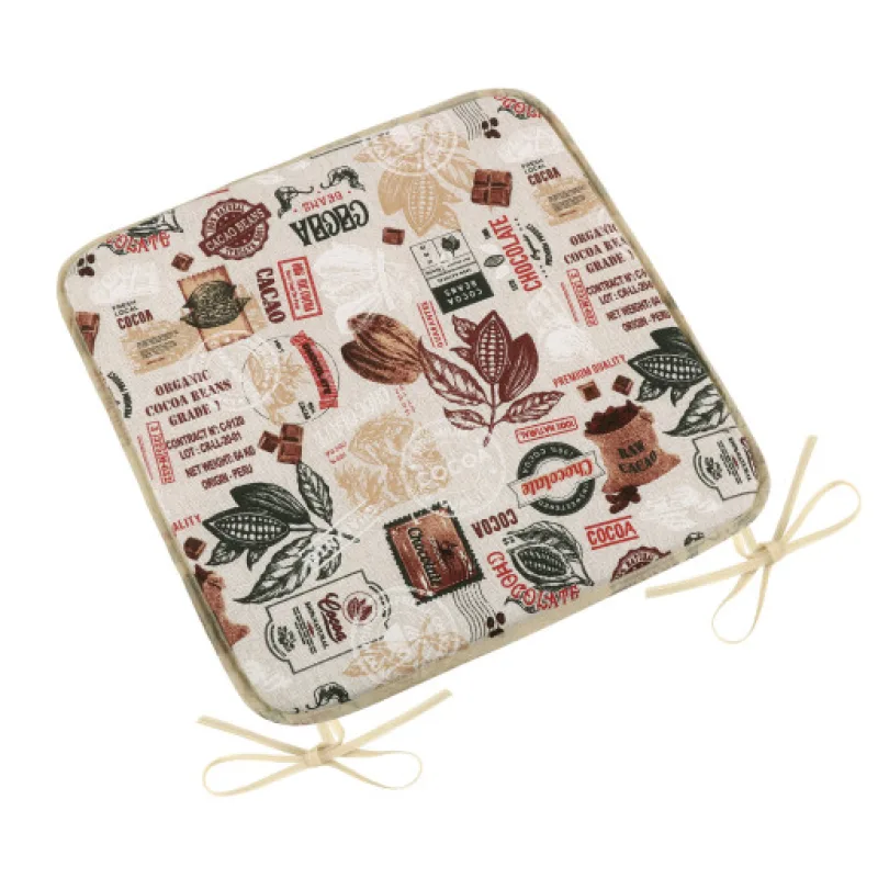 Bellatex Sedák EMA hladký, Kakao béžové - 40x40cm