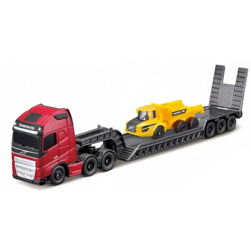 Maisto Volvo FH 16 Cab with Volvo A25G Articulated Hauler with Dump Bed