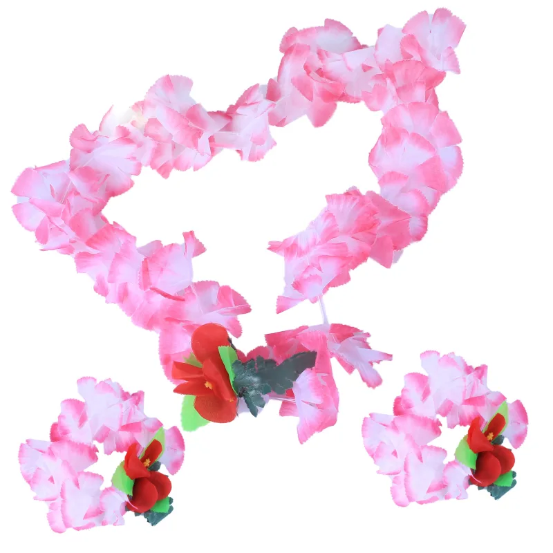 Rappa Sada Hawaii ružová - náhrdelník s náramkami