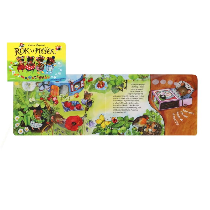 Albatros Knižka Rok u myšiek SK text 24x16cm