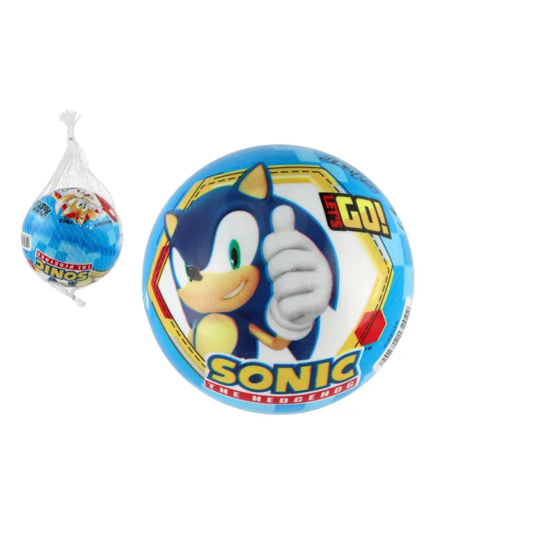 Teddies Lopta Ježko Sonic nafúknutý 14cm v sieťke