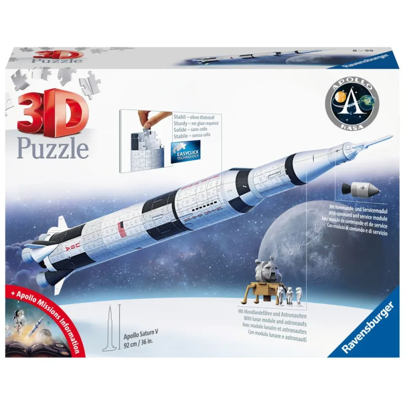 Ravensburger Vesmírna raketa Saturn V 432 kusov