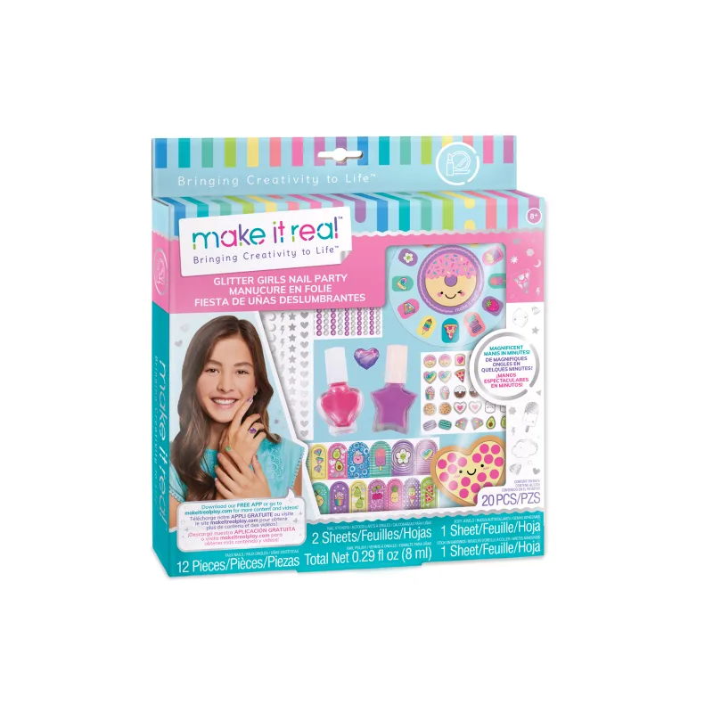 Make it Real Laky na nechty s dekoráciou