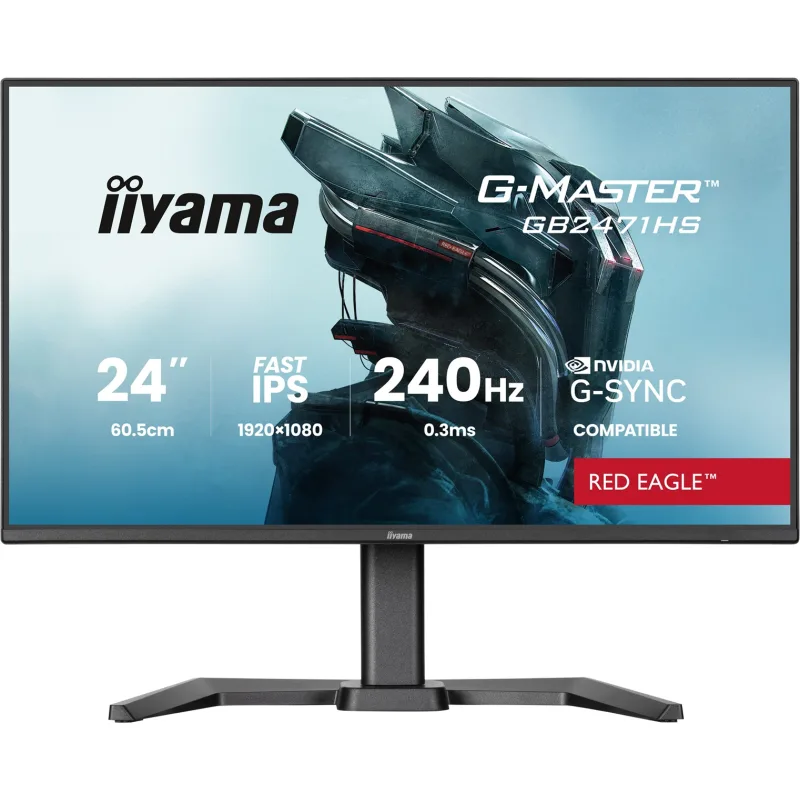 iiyama G-Master/GB2471HS-B1/23,8"/IPS/FHD/240Hz/0,3ms/Černá/3R GB2471HS-B1