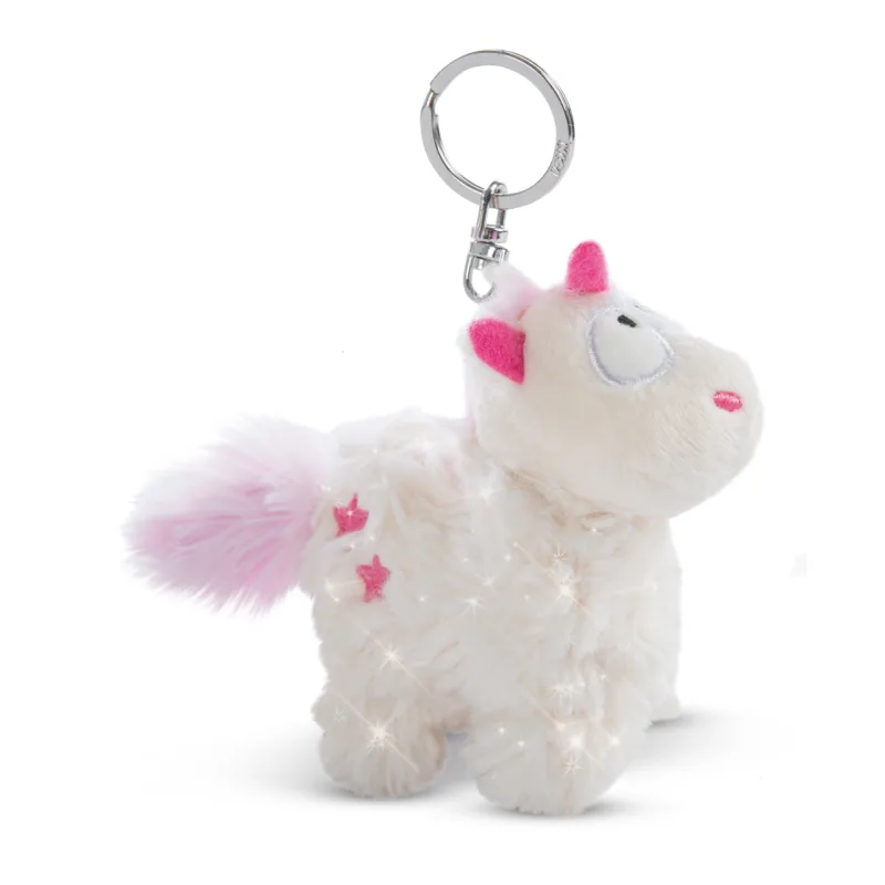 NICI kľúčenka Jednorožec Theodor v snehovej kombinéze 10cm, ZELENÁ