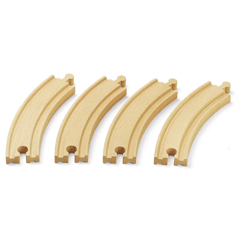 Brio 33342 Dlhé zákruty, 170 mm, 4 ks príslušenstvo k vláčikodráham