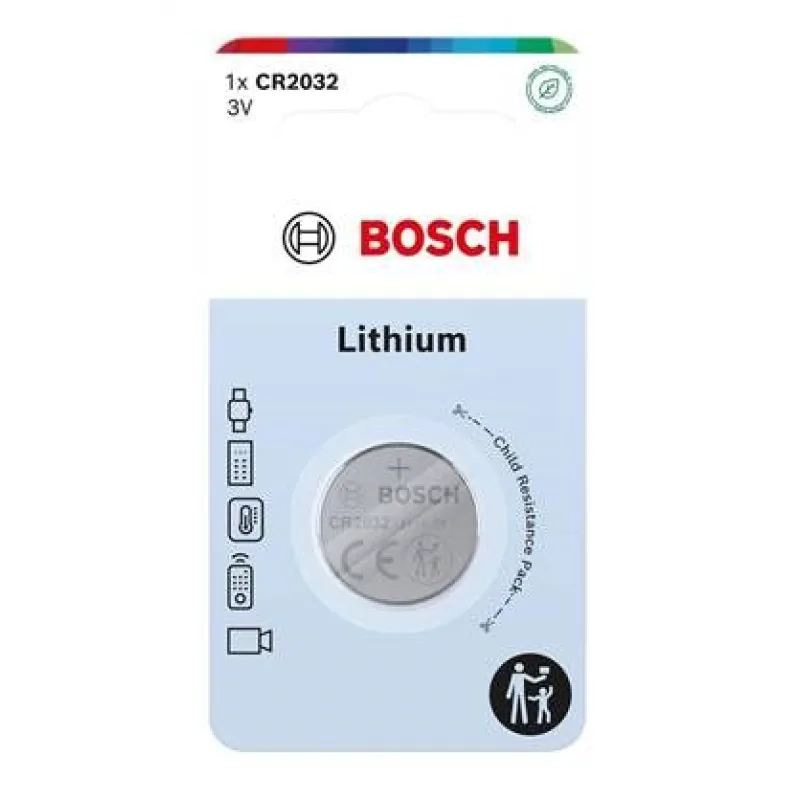 Bosch CR2032B1/ 00 Lithium (Blistr 1 ks) 444343,00
