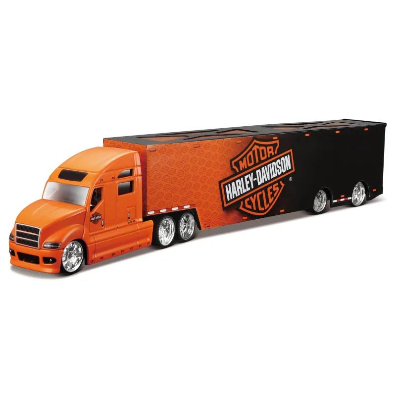 Maisto - Harley-Davidson Haulers, čierna, 1:64